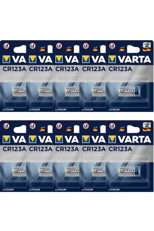 10 Adet Cr 123A 3V Lityum Pil