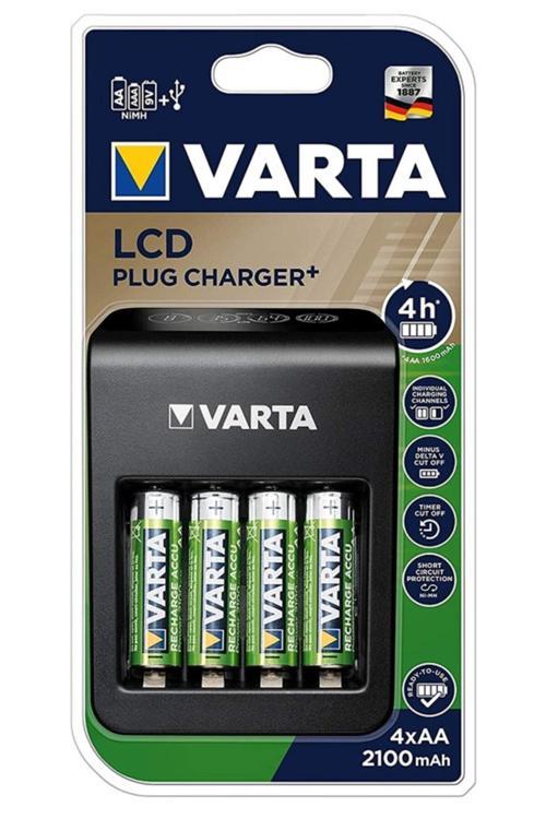 Lcd Plug Charger 4Xaa 2100Mah Pilli 57687101 441