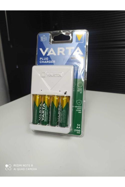 Pil Şarj Aleti 4X2100 Mah 4 Adet Pilli