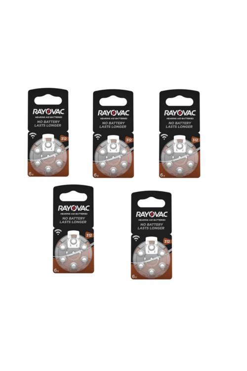Rayovac 312 6Lı Işitme Cihazı Pili 5 Paket