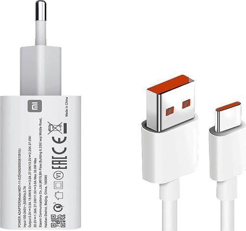 Xiaomi Uyumlu Mi Redmi 33W Turbo Hızlı 5 Amper Orjinal Şarj Aleti