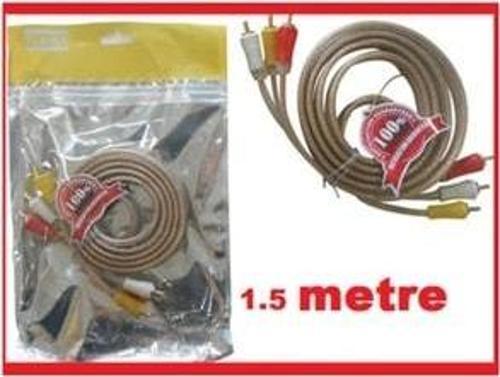 Audio Video Kablo 1.5 Metre 1.5 M 3 Rca Ses Görüntü Kablosu