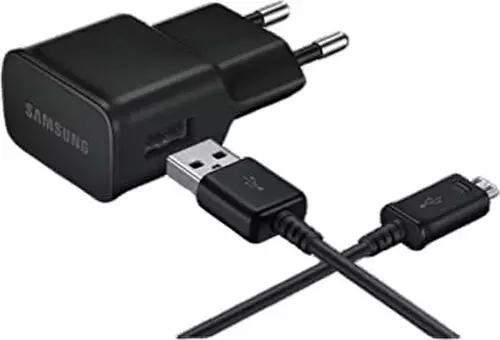 Samsung Uyumlu Şarj Cihazı Micro USB TA12 Siyah EP-TA12EBEUGWW