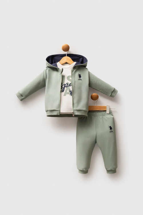 U.S. Polo Assn Bebek Erkek Bebek 3Lü Takım