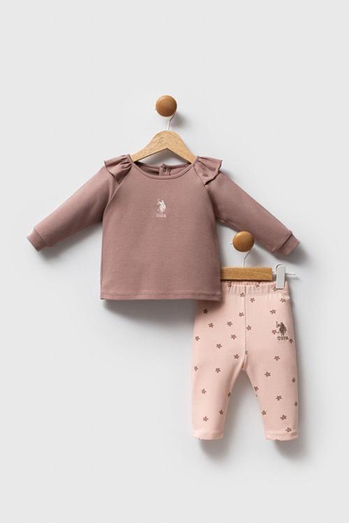 U.S. Polo Assn Bebek Kız Bebek 2Li Takım