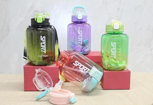 Pipetli Su Matarası 1100 Ml Bpa İçermez Alk3149