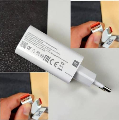 Xiaomi Uyumlu Orjinal 33 Watt Hızlı Şarj Aleti Başlık+kablo Set 33w Mdy 11 Ez