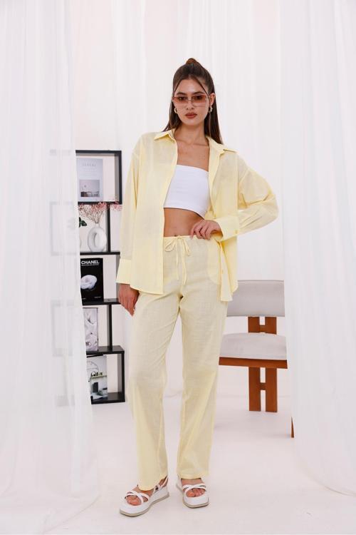 Alt Üst Gömlek Pantolon Takım