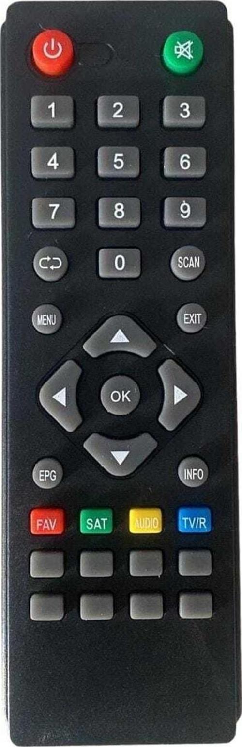 Scart Skart Uydu Için Kumanda Tüplü Tv Uydu Kumandası
