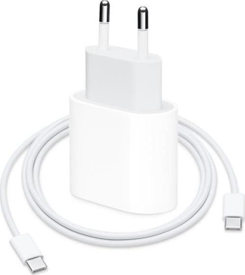 Apple Uyumlu Ipad Pro 12.9 Inç (4. Nesil) 18w Usb-c Güç Adaptörü + Usb-c Şarj Kablosu (1 M)