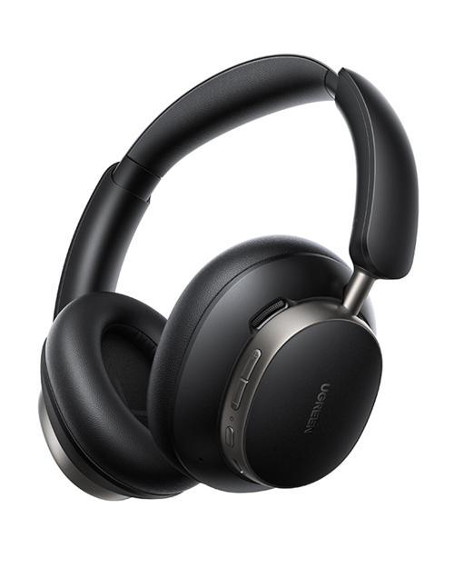 HiTune Max6 Studio Pro Hibrit Aktif Gürültü Engelleyici Kablosuz Kulak Üstü Kulaklık, 100 Saat Çalma Süresi, Siya