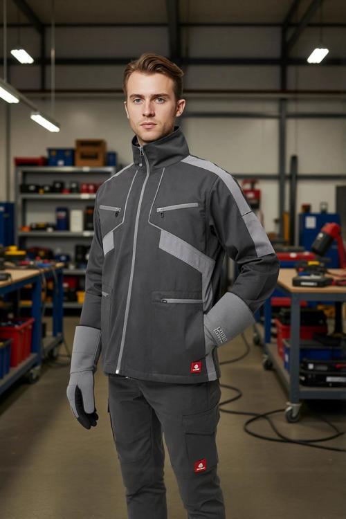 Gabardin Mont Erkek Mevsimlik İş Güvenliği CE Pyrus Fonksiyonel Çok Cepli Şık Koruyucu Dış