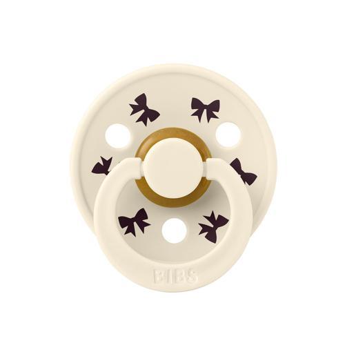 Colour Holiday Bow Emzik-Ivory Plum 0-6 Ay