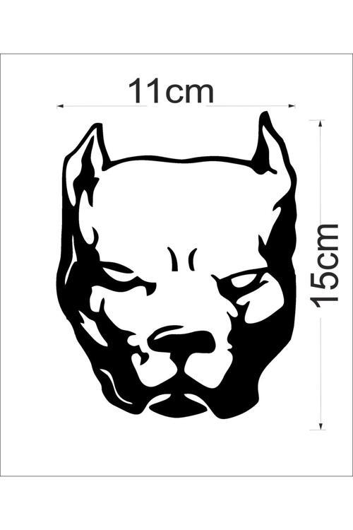 Pitbull Köpek Araba Oto Motosiklet Sticker 00435