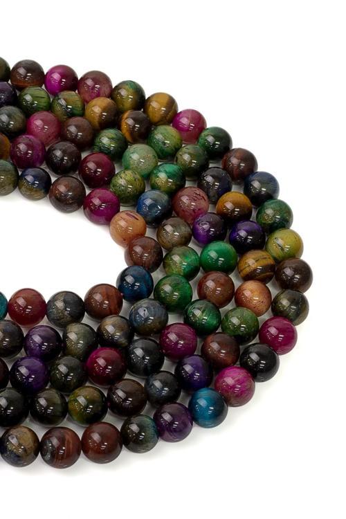 8 MM Renkli Kaplan Gözü Dizi