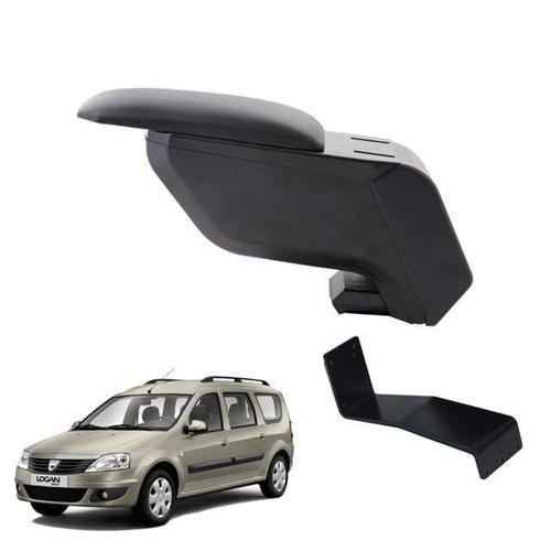 Dacia Logan MCV 2010 Delmesiz Çelik Ayaklı Siyah Kolçak Kol Dayama