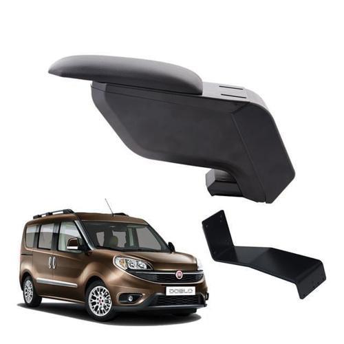 Fiat Doblo 2021 Delmesiz Çelik Ayaklı Siyah Kolçak Kol Dayama