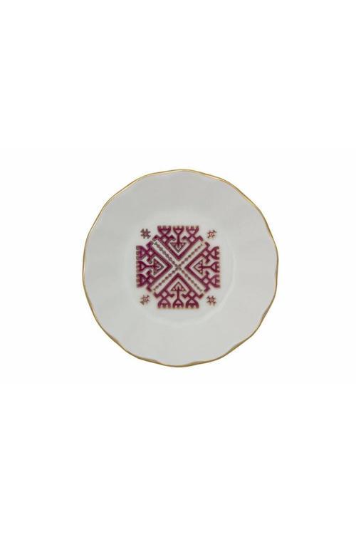 Arabesque Desen Çay Tabağı Tekli 11cm 04alm006025