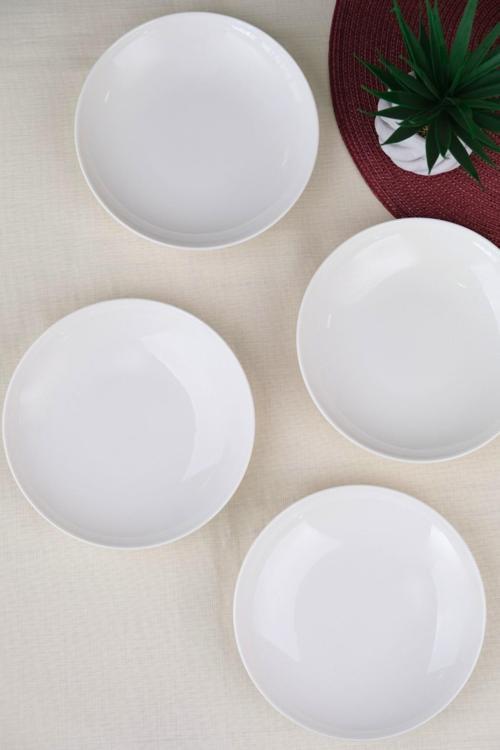 Porselen Chic Çukur Tabak 19,50cm 550cc 4 LÜ