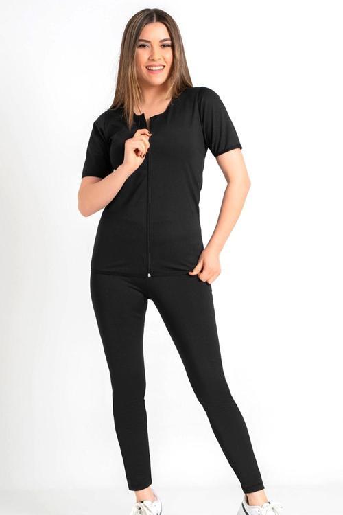 Termal Fermuarlı Üst Ve Termal Tayt Ikisi Bir Arada Takım