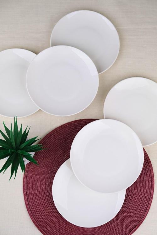 Porselen Chic Servis Tabağı 24,50cm 6 LI