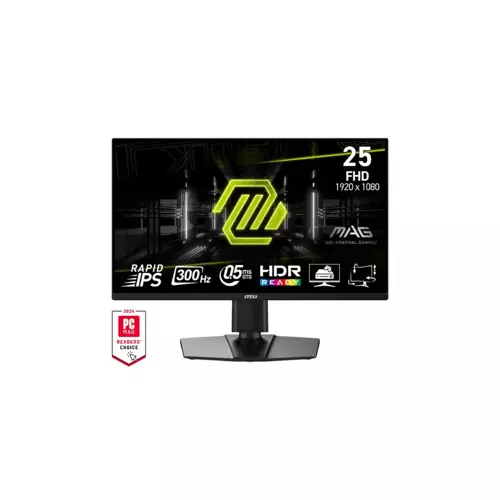 MAG 255PXF 24.5 1920x1080 FHD 300Hz 0.5ms HDMI DP FreeSync Premium IPS Gaming Monitör