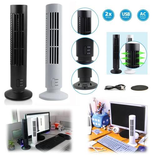 Kule Tipi Usb Elektrik Fan Yapraksız Klima Fanı
