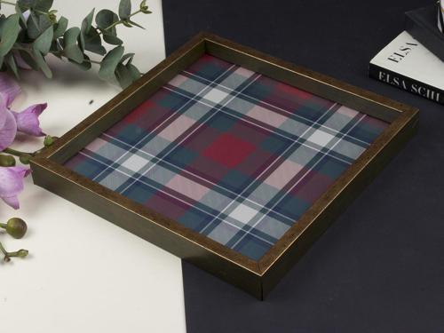 ALTIN ÇERÇEVELI DEKORATIF TEPSI 30X30 CM