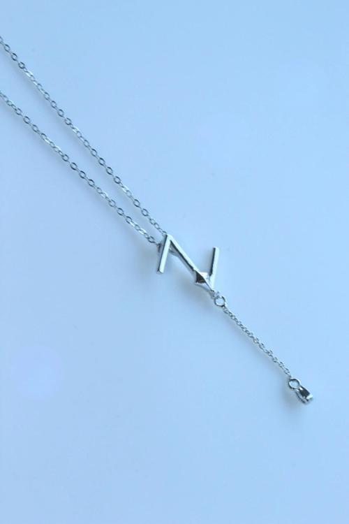 Uzak Şehir Z Harfli Çelik Alya Kolye Kararmaz Renk Atmaz