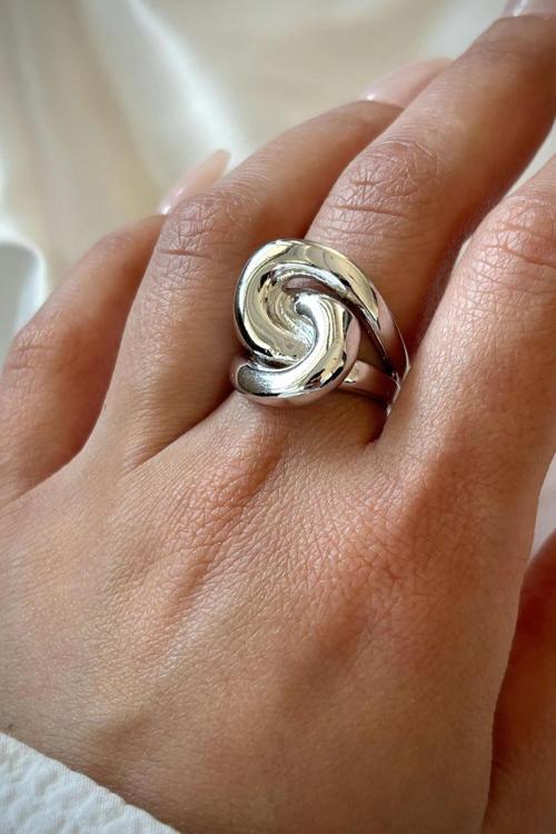 Premium Seri Rose Cilalı Ayarlanabilir Kadın Yüzük