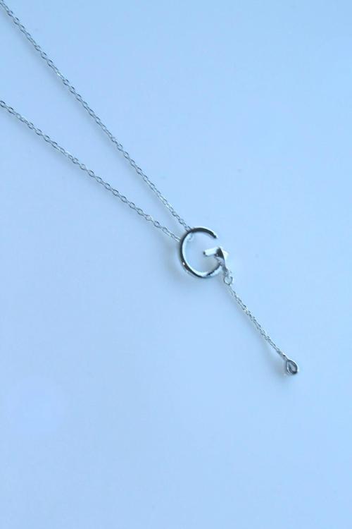 Uzak Şehir G Harfli Çelik Alya Kolye Kararmaz Renk Atmaz