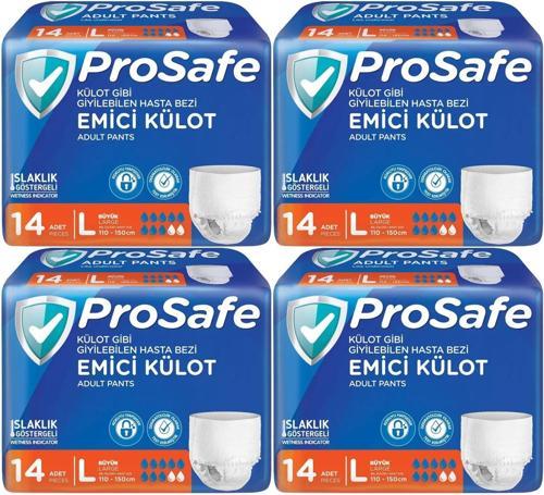 Prosafe Emici Külot Hasta Bezi L - Büyük - Large 56 Adet (4PK*14)