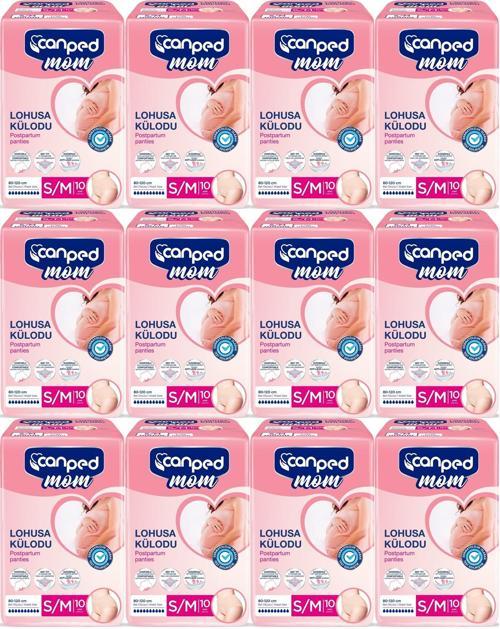 Mom Lohusa Külodu - Külot Bez S - Small - Küçük / M - Medium - Orta 120 Adet (12PK*10)