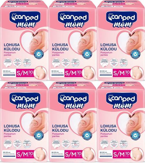 Mom Lohusa Külodu - Külot Bez S - Small - Küçük / M - Medium - Orta 60 Adet (6PK*10)
