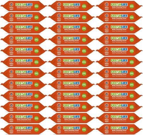 Hasta Vücut Temizleme Islak Mendil Havlu 50 Yaprak XL (36 Lı Set)