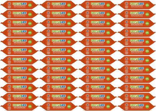 Hasta Vücut Temizleme Islak Mendil Havlu 50 Yaprak XL (48 Li Set)