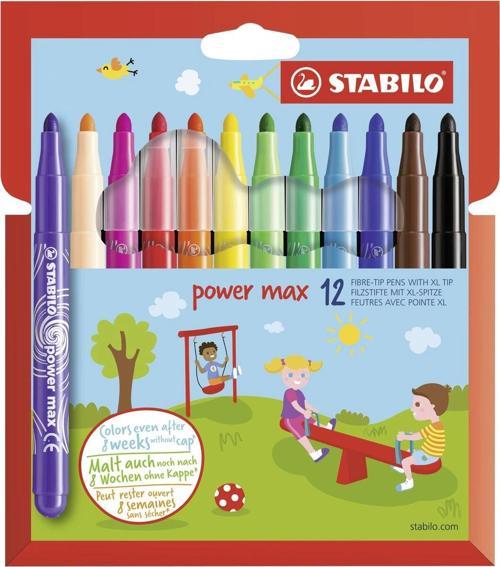 Power Max XL Keçeli Boya 12 Renk