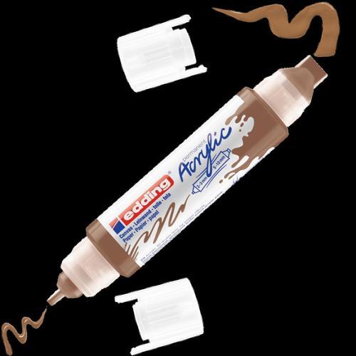 5400 Akrilik Boyama Markörü 3D Double Liner FINDIK KAHVESİ