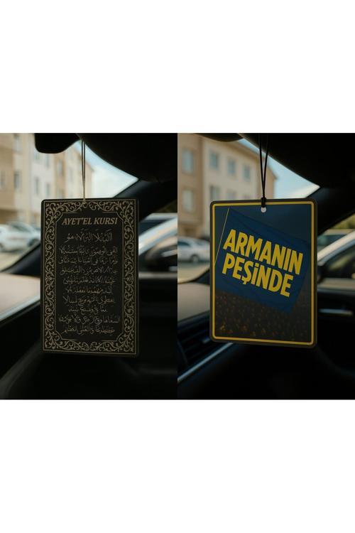 Ayetel Kürsi Ve Armanın Peşinde - İkili Oto Kokusu - Dekoratif Araç Kokusu Ve Aksesuarı