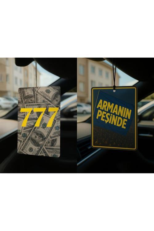 Dolar Manifest 777 Ve Armanın Peşinde - İkili Oto Kokusu - Dekoratif Araç Kokusu Ve Aksesuarı