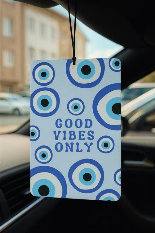 Nazar Boncuğu Good Vibes Only Oto Kokusu - Dekoratif Araç Kokusu Ve Aksesuarı