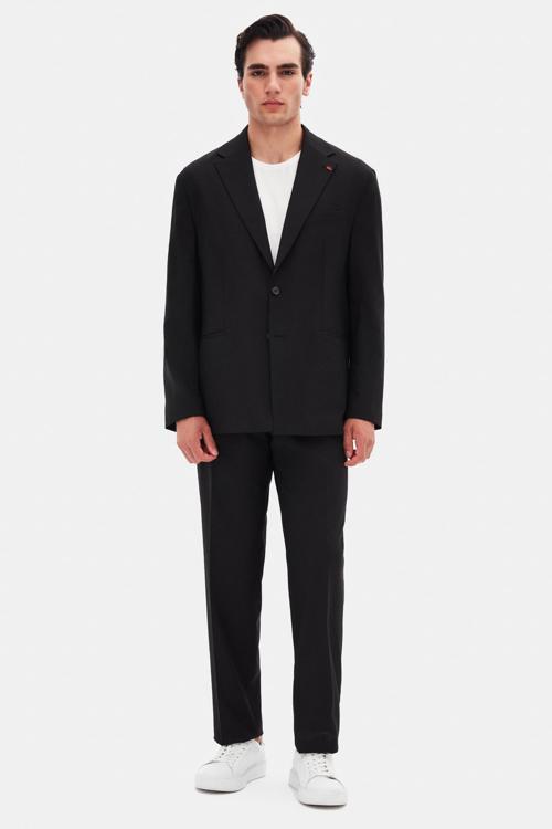 Twn Relaxed Siyah Rahat Kalıp Takim Elbise