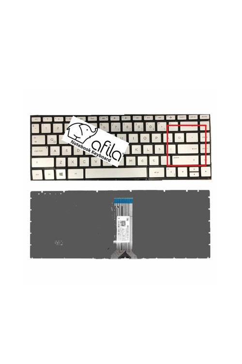 Hp 14S-Fq0014Nt 227D6Ea Notebook Klavyesi (Silver-Gri Tr)