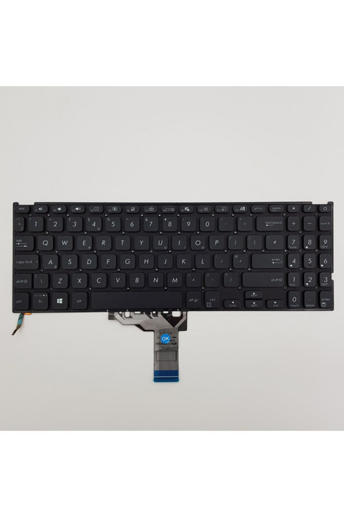 X515Ep-Ej204Ta35 Uyumlu Notebook Klavyesi, Laptop Tuş Takımı (Siyah Tr) Işıklı