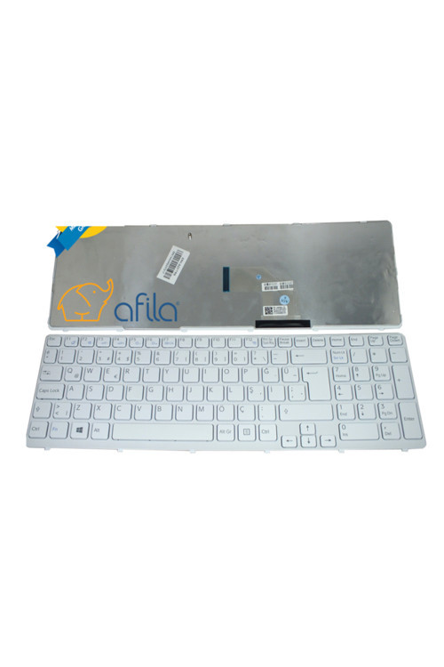 Sony Vaio Sve1712W1Eb, Sve17132Ctb Notebook Klavyesi (Beyaz Tr)