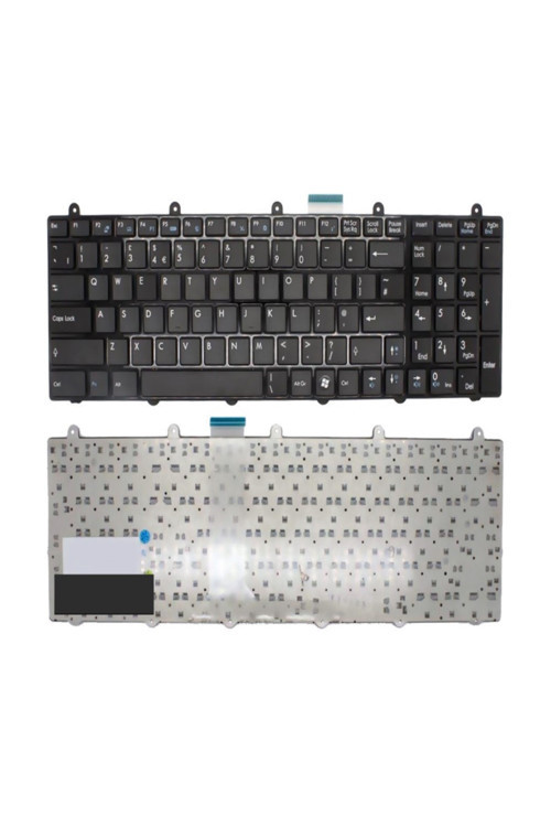Msi Ge70 2Pc-291Xtr, Gt70 2Pe-2229Tr Klavyesi (Siyah Tr) Msı Üstten Vidalı