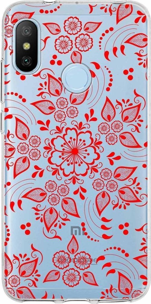 Xiaomi Mi A2 Lite Uyumlu Kapak Nostalji Desen Tasarımlı Şeffaf Silikon Kılıf