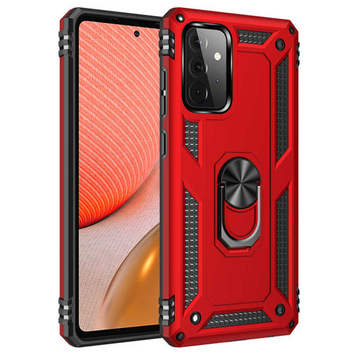 Galaxy A72 Kılıf KHYR Vega Kapak - Kırmızı