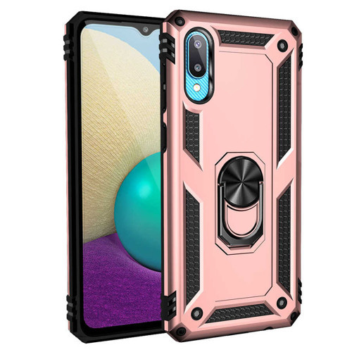 Galaxy A02 Kılıf KHYR Vega Kapak - Rose Gold