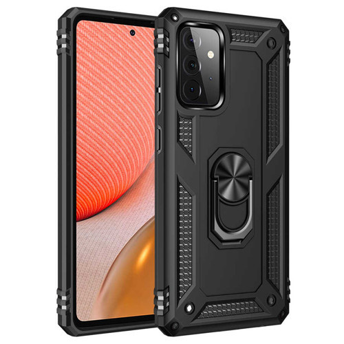 Galaxy A72 Kılıf KHYR Vega Kapak - Siyah
